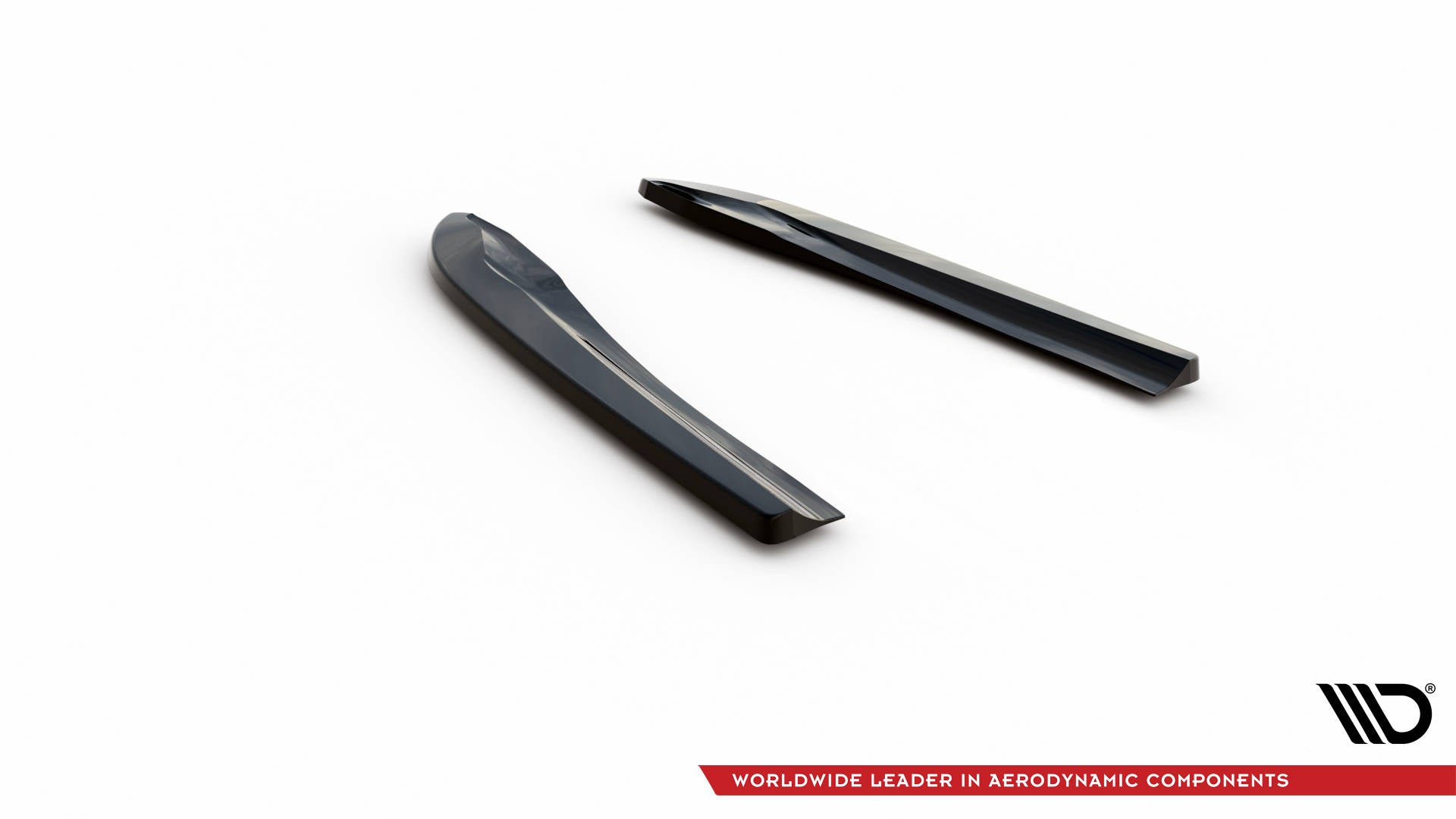 Maxton Design Heck Ansatz Flaps Diffusor passend für Mercedes-Benz C Coupe / Limousine / Kombi AMG-Line C204 / W204 Facelift / S204 Facelift schwarz Hochglanz