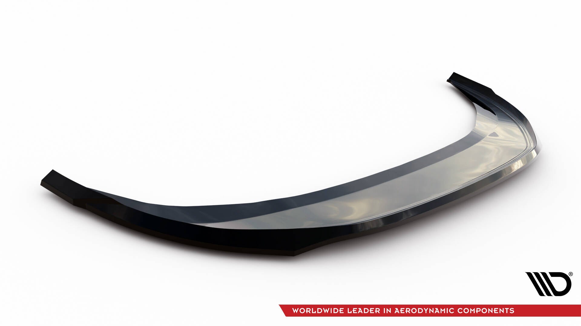 Maxton Design Street+ Spoilerlippe Front Ansatz V.1 passend für VW Passat B9 schwarz Hochglanz