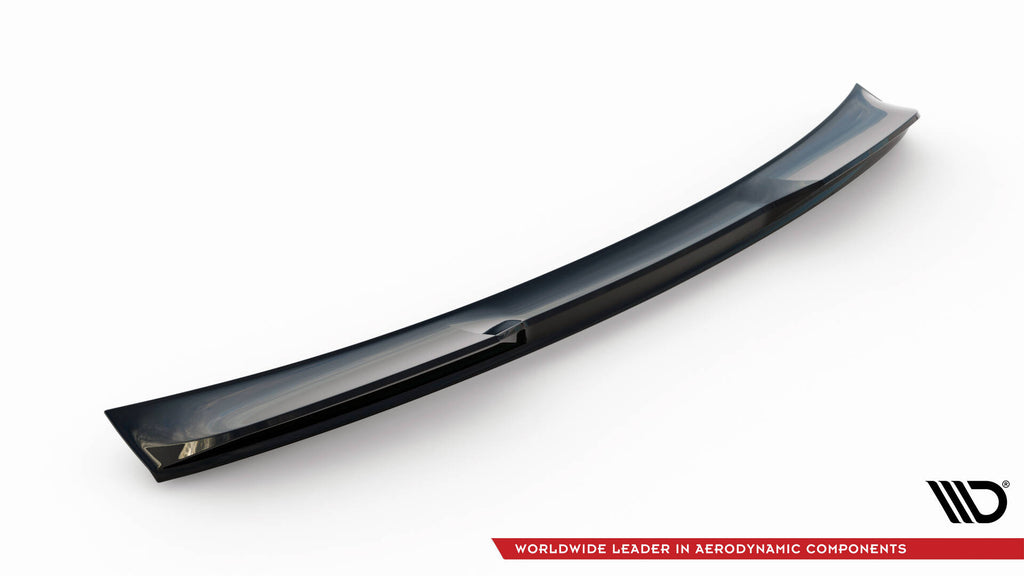 Maxton Design Niedriger Spoiler CAP 3D passend für Audi RSQ8 Mk1 Facelift schwarz Hochglanz