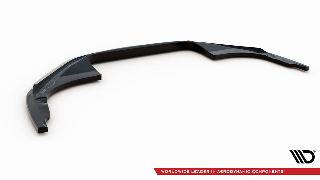 Maxton Design Street+ Spoilerlippe Front Ansatz V.1 passend für Porsche 911 Carrera Aero / Carrera GTS 992 schwarz Hochglanz