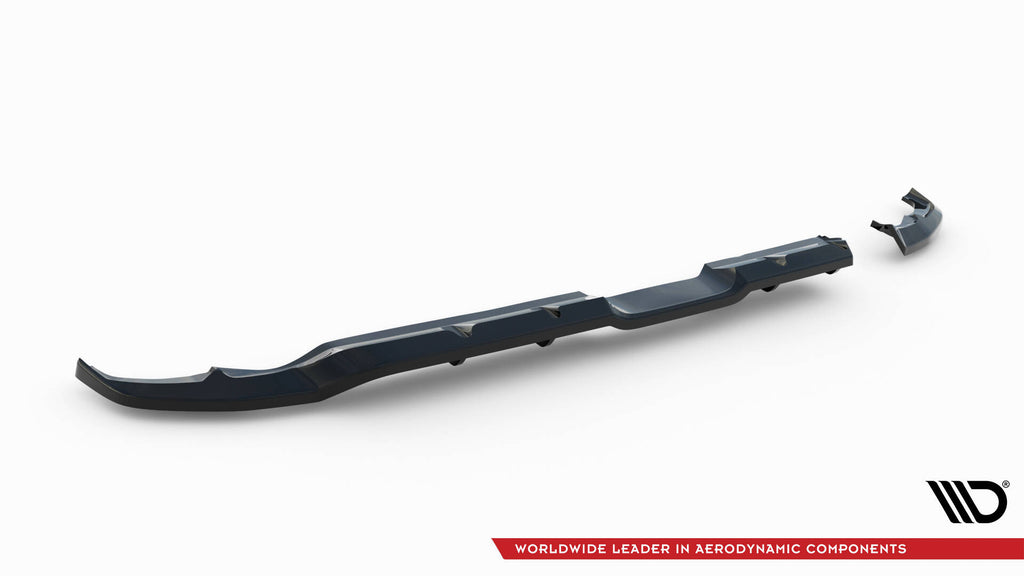 Maxton Design Street+ Mittlerer Diffusor RACE passend für Toyota Yaris GR Sport Mk4 schwarz Hochglanz