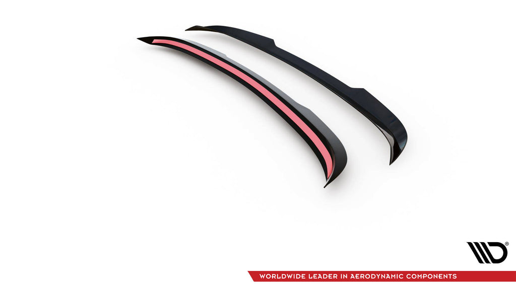 Maxton Design Spoiler CAP V.2 passend für Ford Fiesta ST Mk6 schwarz Hochglanz