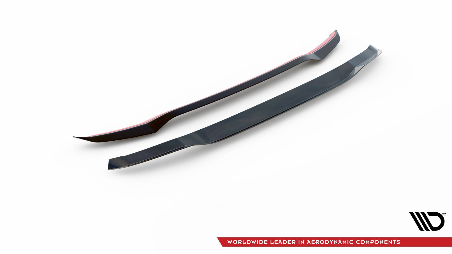 Maxton Design Spoiler CAP passend für BMW X3 M40d / M40i / M-Paket G01 / iX3 G08 Facelift schwarz Hochglanz