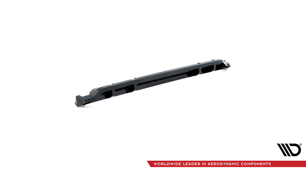 Maxton Design Street+ Mittlerer Diffusor RACE passend für V.1 BMW M340i G20 / G21 Facelift schwarz Hochglanz