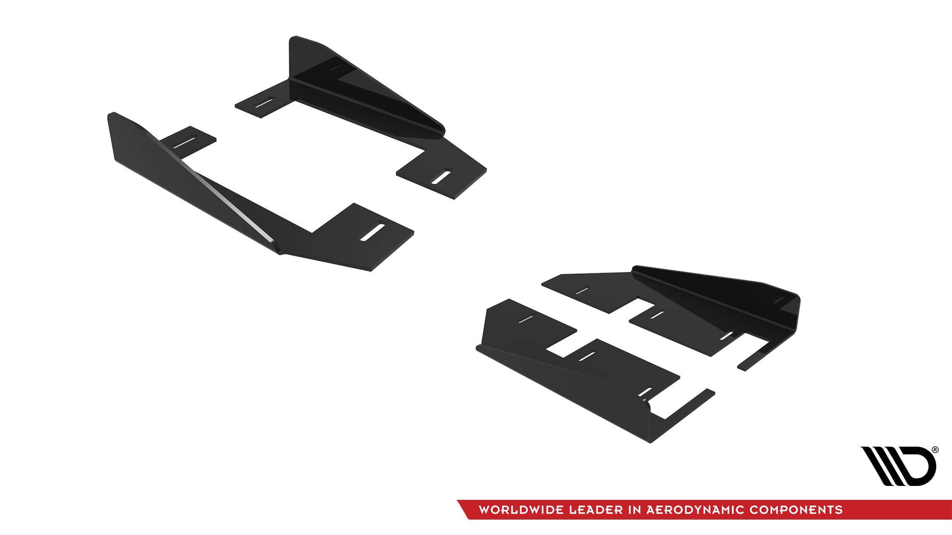 Maxton Design Seitenschweller Flaps passend für Mercedes-Benz A AMG-Line W176 Facelift schwarz Hochglanz