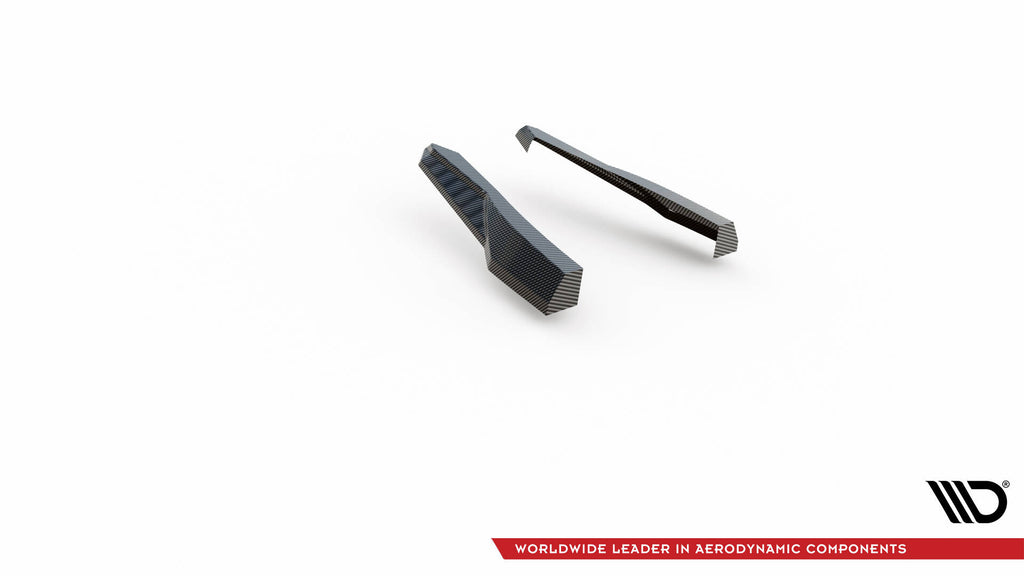 Maxton Design Prepreg Carbon Fiber Heck Ansatz Flaps Diffusor passend für Audi RSQ8 Mk1
