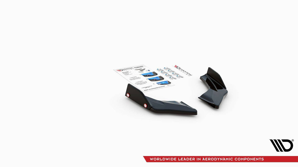 Maxton Design Heck Ansatz Flaps Diffusor V.1 +Flaps für Volkswagen Golf 8 GTI Clubsport