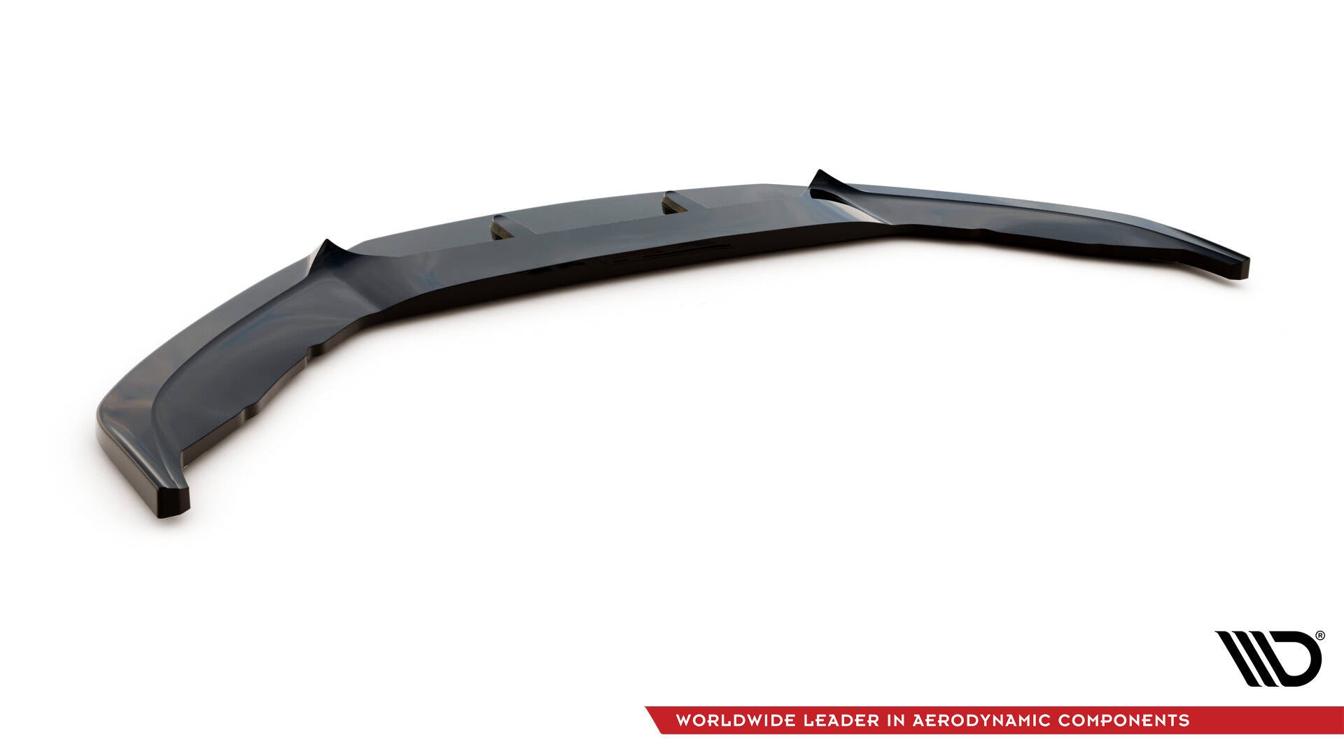 Maxton Design Street+ Spoilerlippe Front Ansatz V.3 passend für VW Scirocco R Mk3 schwarz Hochglanz
