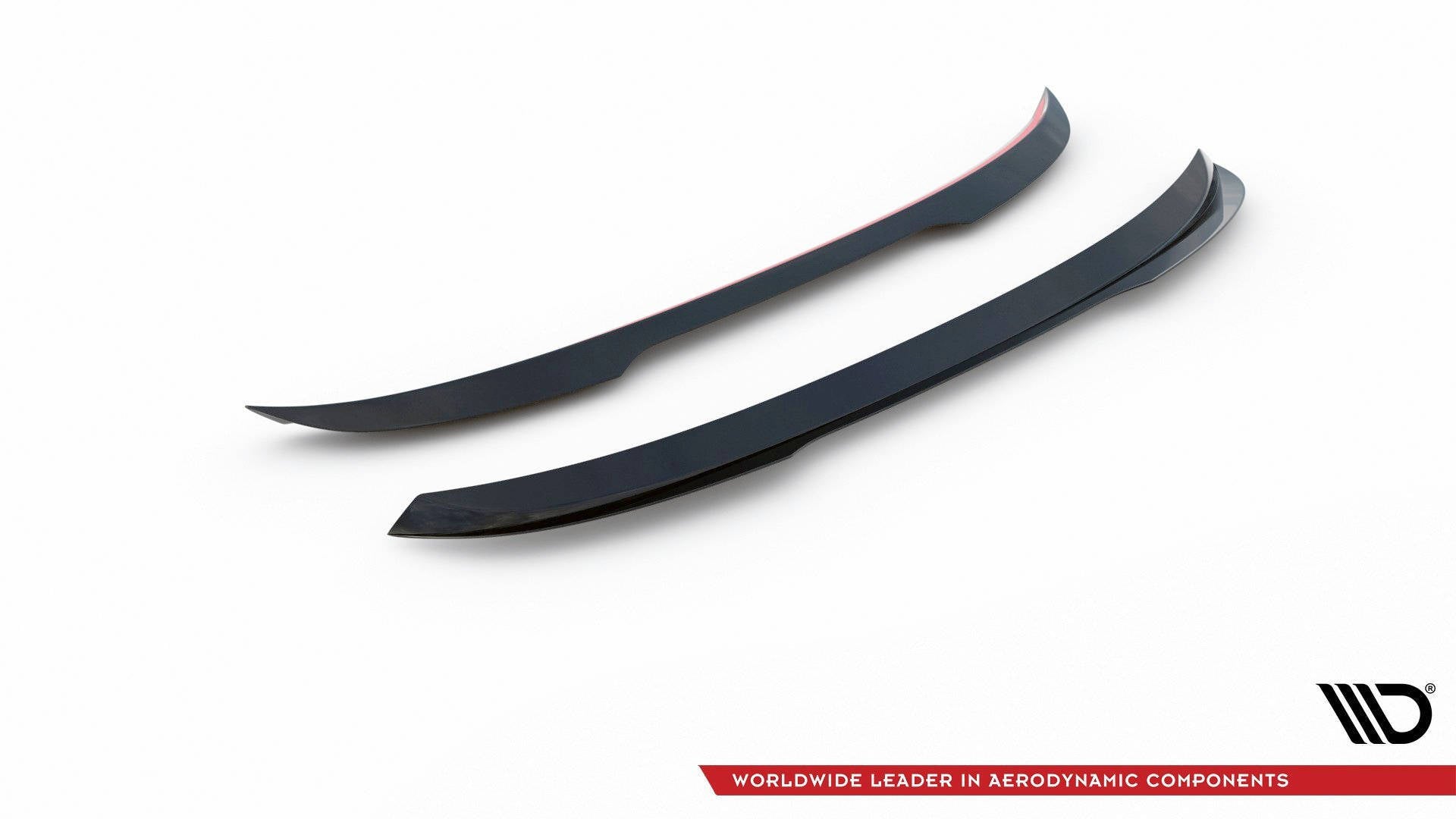 Maxton Design Spoiler CAP passend für Skoda Octavia Combi Standard / RS Mk4 / Mk4 Facelift schwarz Hochglanz