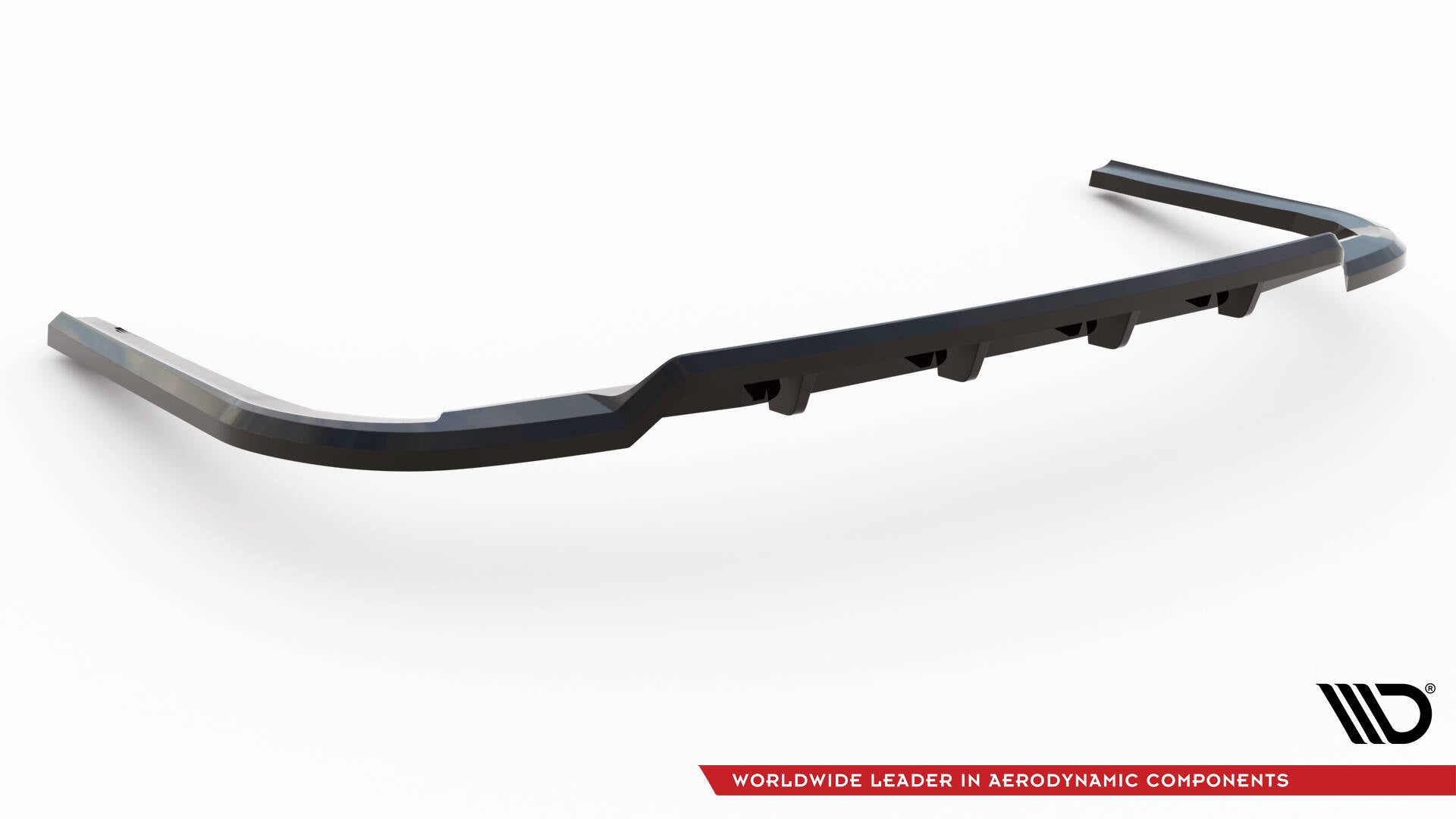 Maxton Design Street+ Mittlerer Diffusor RACE passend für Citroen Jumpy L3 Mk3 schwarz Hochglanz