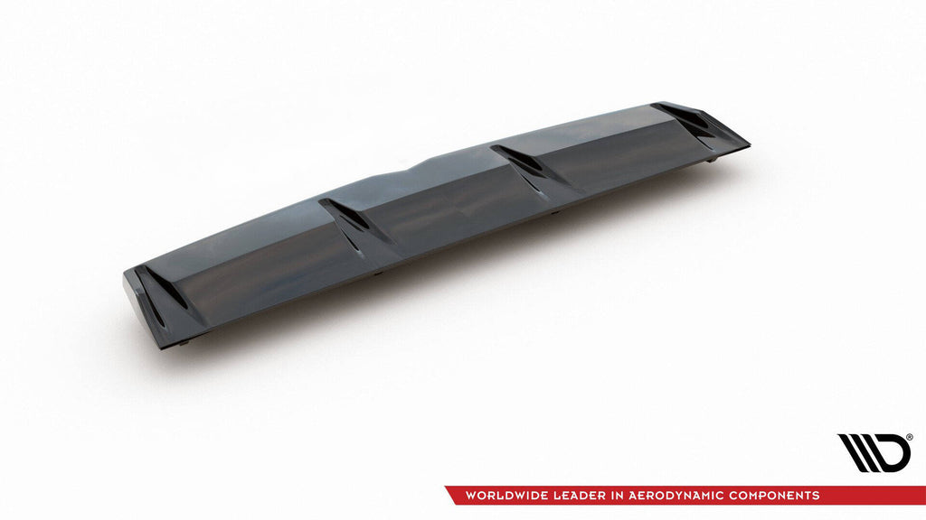 Maxton Design Street+ Mittlerer Diffusor RACE passend für Hyundai I30 N Mk3 Fastback schwarz Hochglanz