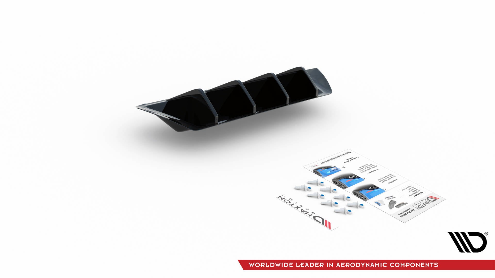 Maxton Design Diffusor Heck Ansatz passend für Seat Ibiza FR/ Standard Mk5 schwarz Hochglanz