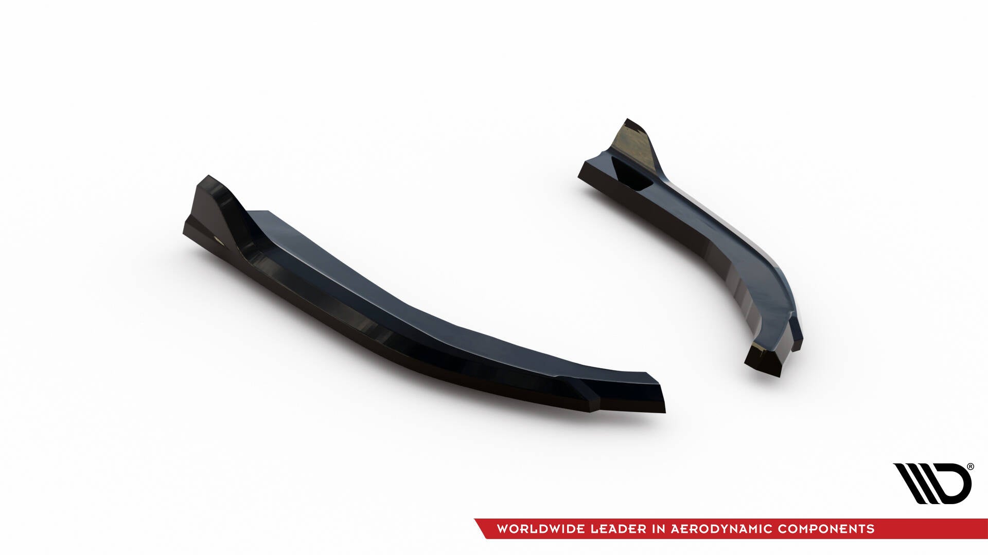 Maxton Design Heck Ansatz Flaps Diffusor passend für BMW 3er Limousine / Touring G20 / G21 Facelift schwarz Hochglanz