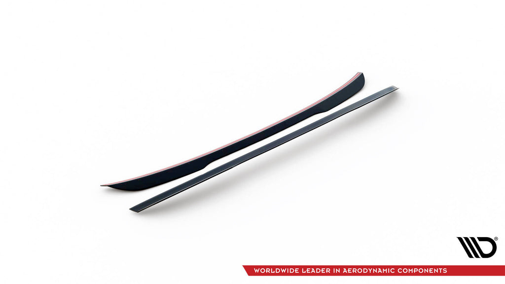 Maxton Design Spoiler CAP passend für VW Passat R-Line B8 schwarz Hochglanz