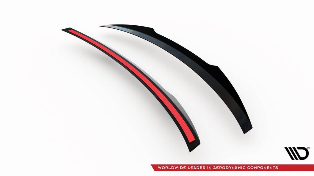 Maxton Design Spoiler CAP passend für Kia Stinger GT / GT-Line / Standard Mk1 schwarz Hochglanz