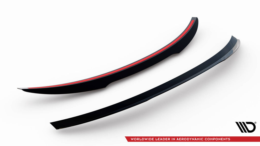 Maxton Design Spoiler CAP passend für Mazda 6 Limousine GJ (Mk3) Facelift schwarz Hochglanz