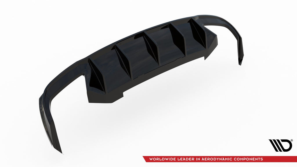 Maxton Design Diffusor Heck Ansatz V.2 passend für Skoda Octavia RS Mk3 / Mk3 FL Hatchback / Kombi