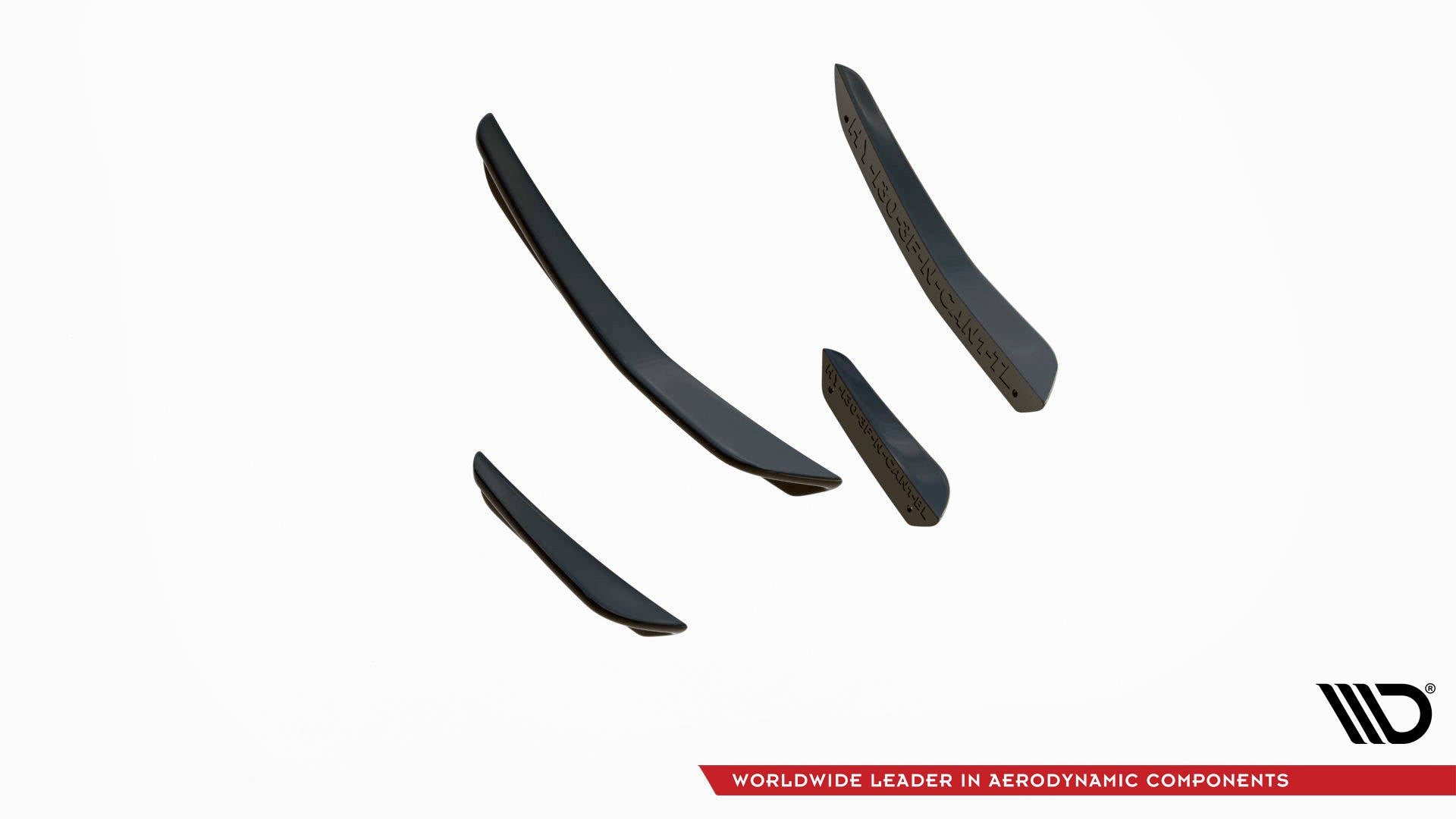 Maxton Design Stoßstangen Flaps Wings vorne Canards passend für Hyundai I30 N / I30 N-Line Hatchback/Fastback Mk3 Facelift