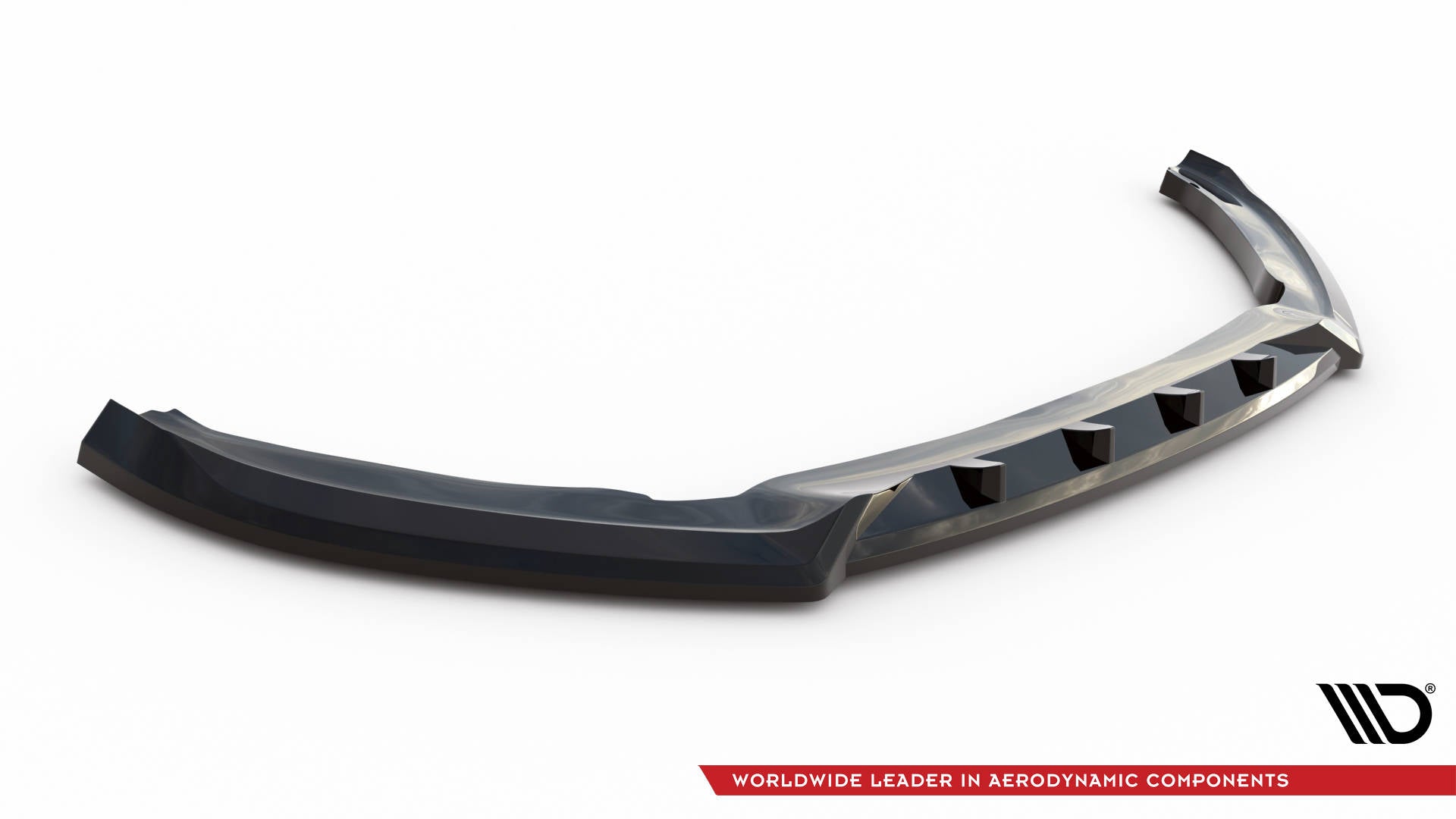 Maxton Design Street+ Spoilerlippe Front Ansatz passend für Ford Edge Sport Mk2 schwarz Hochglanz