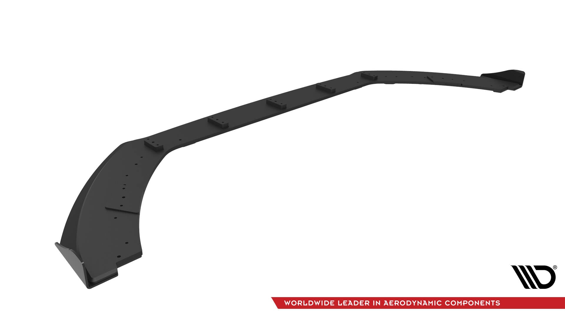 Maxton Design Street Pro Street+ Spoilerlippe Front Ansatz + Flaps passend für Ford Fiesta ST Mk8 Facelift schwarz Hochglanz