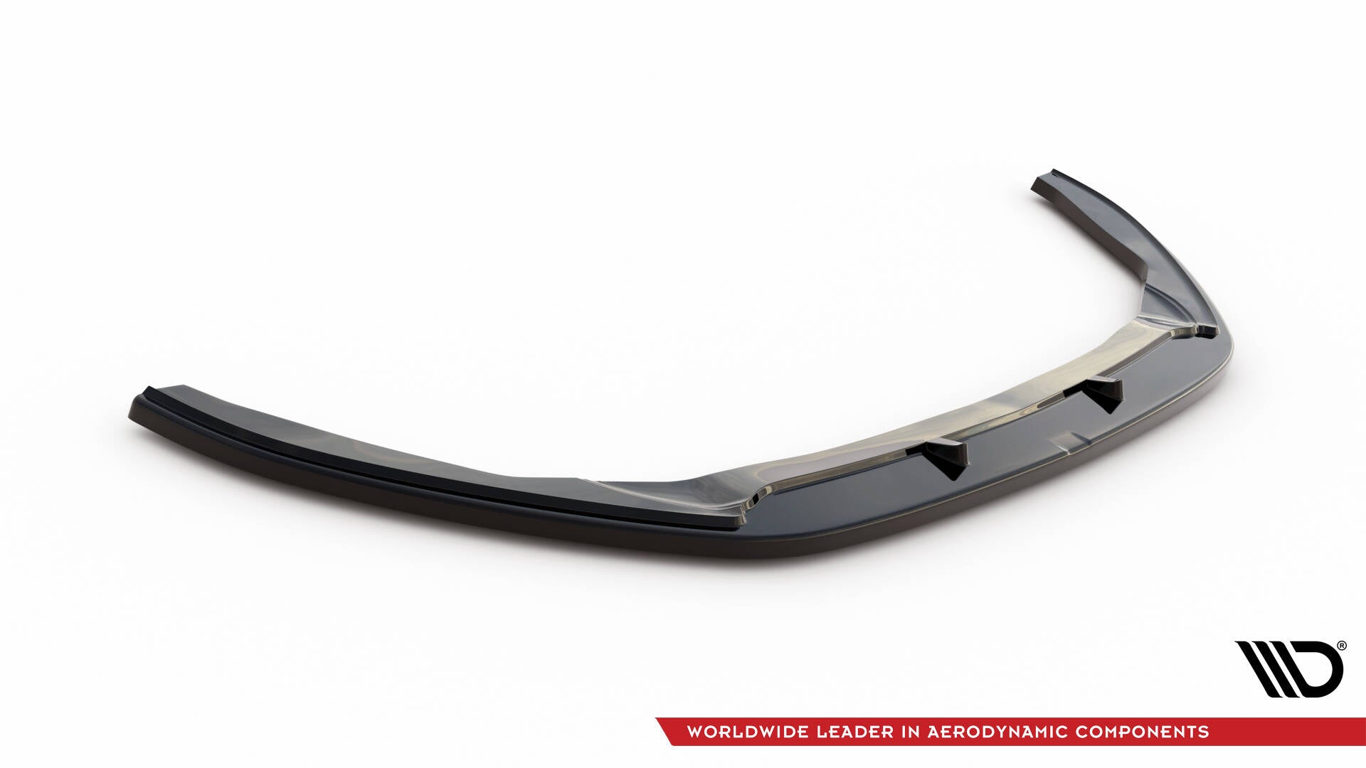 Maxton Design Street+ Spoilerlippe Front Ansatz V.2 passend für VW Passat B7 schwarz Hochglanz