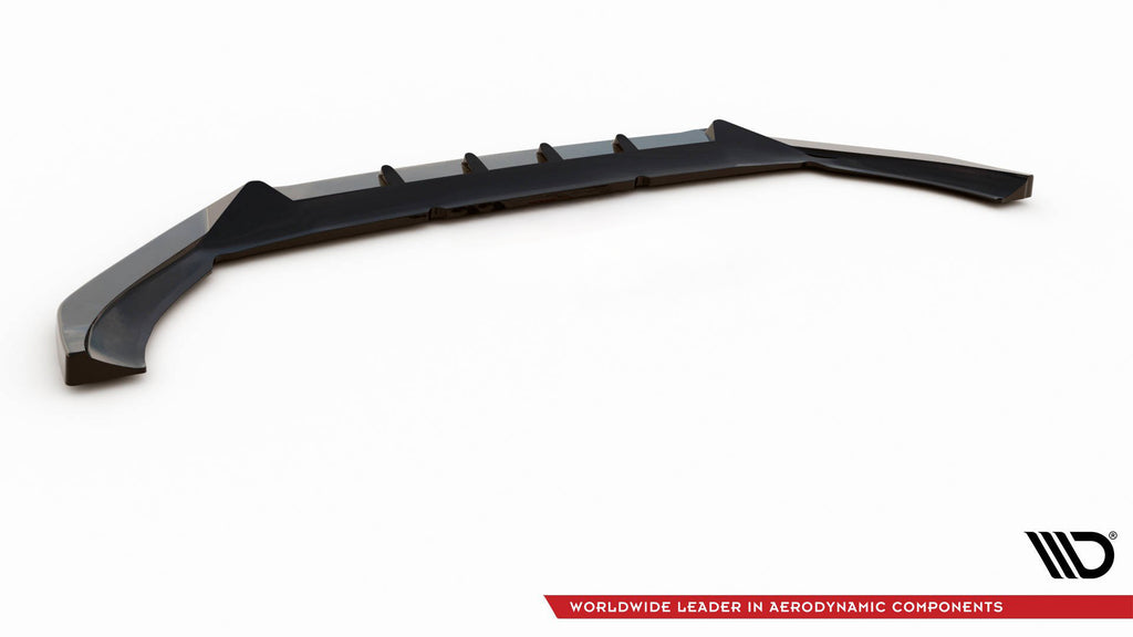 Maxton Design Street+ Spoilerlippe Front Ansatz V.2 passend für Volvo XC60 Mk2 R-Design schwarz Hochglanz