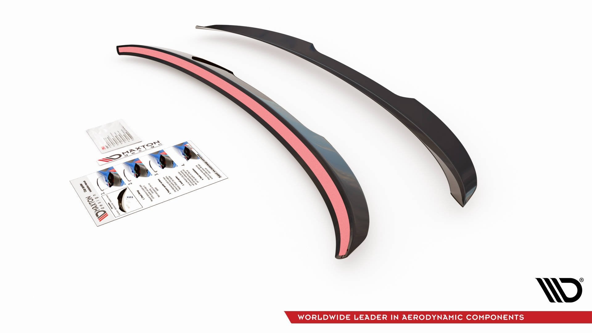 Maxton Design Spoiler CAP passend für Ford S-Max Mk2 Facelift schwarz Hochglanz
