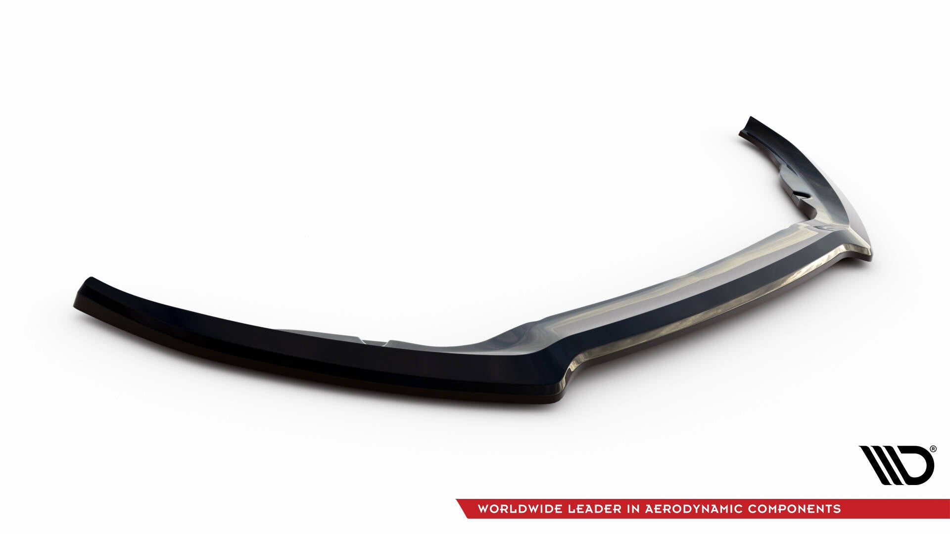 Maxton Design Street+ Spoilerlippe Front Ansatz V.1 passend für Ford Transit Connect Mk2 Facelift schwarz Hochglanz