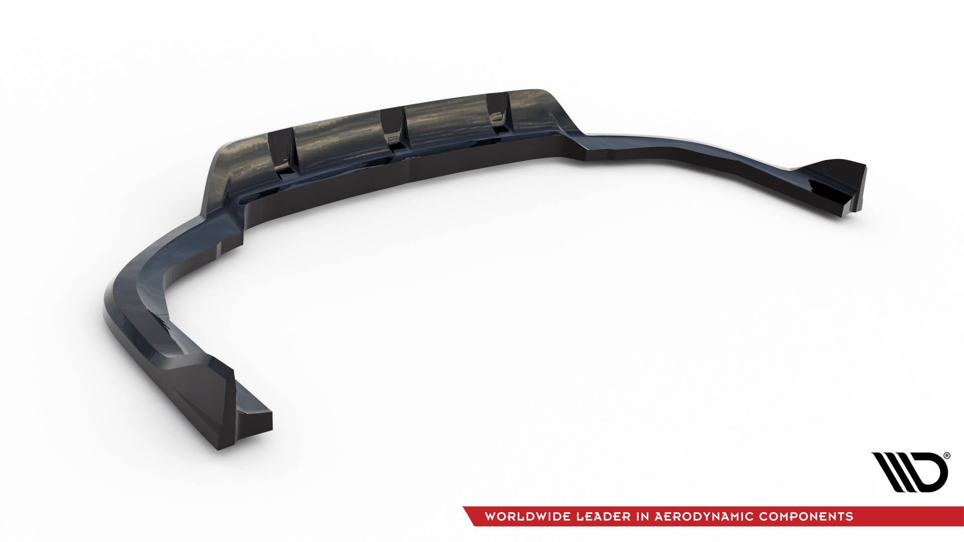 Maxton Design Street+ Mittlerer Diffusor RACE V.2 passend für BMW X5 M-Paket G05 Facelift schwarz Hochglanz