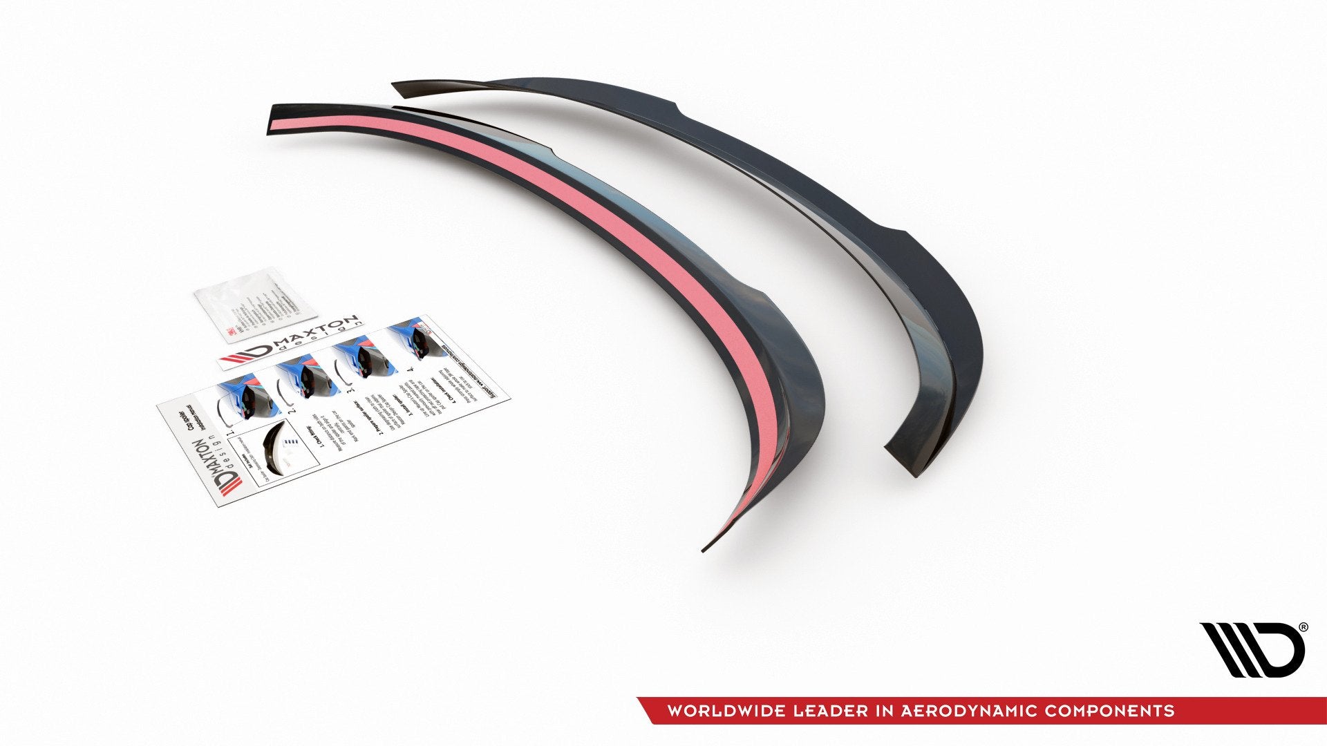 Maxton Design Spoiler CAP V.2 passend für Mercedes-Benz E Kombi S213 schwarz Hochglanz