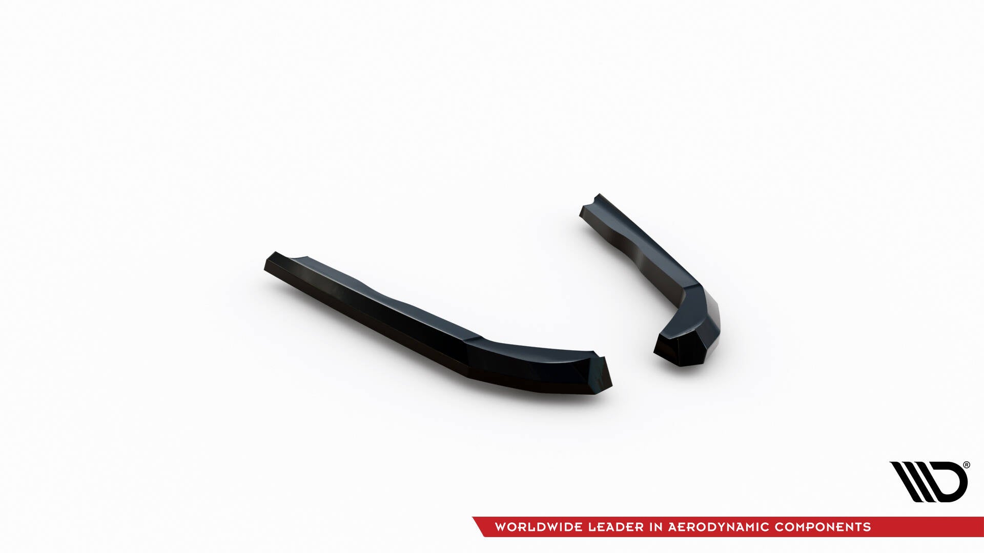 Maxton Design Heck Ansatz Flaps Diffusor V.3 passend für BMW 2 G42 schwarz Hochglanz