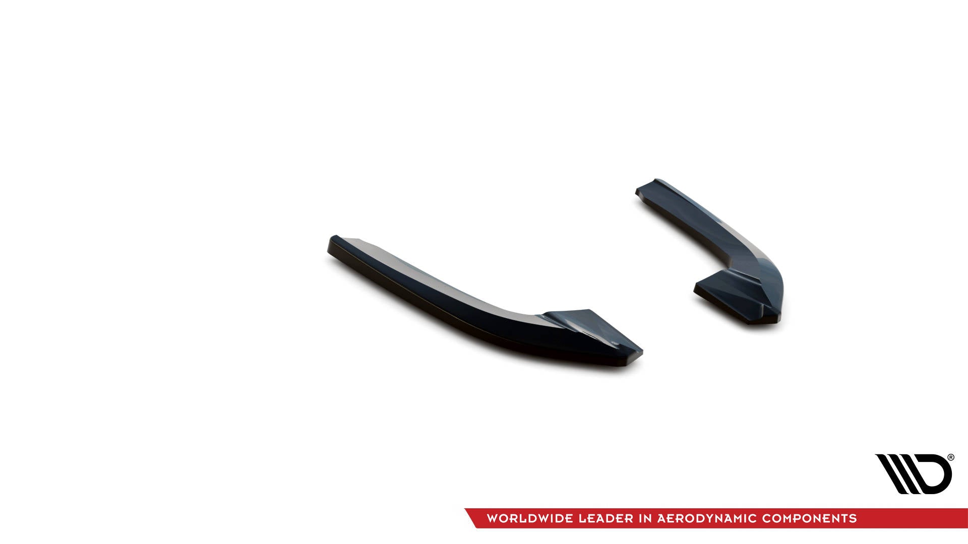Maxton Design Heck Ansatz Flaps Diffusor passend für Audi RS3 Limousine 8Y schwarz Hochglanz
