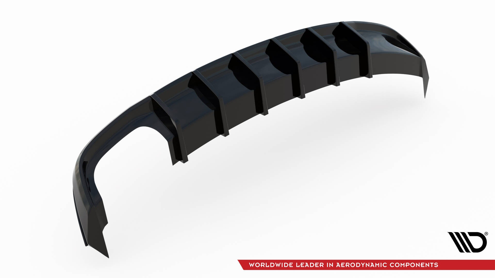 Maxton Design Diffusor Heck Ansatz passend für Audi S5 / A5 S-Line 8T Facelift (Doppelauspuff li.)