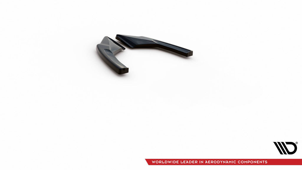 Maxton Design Heck Ansatz Flaps Diffusor V.1 passend für VW Golf GTI / GTE Mk8 schwarz Hochglanz