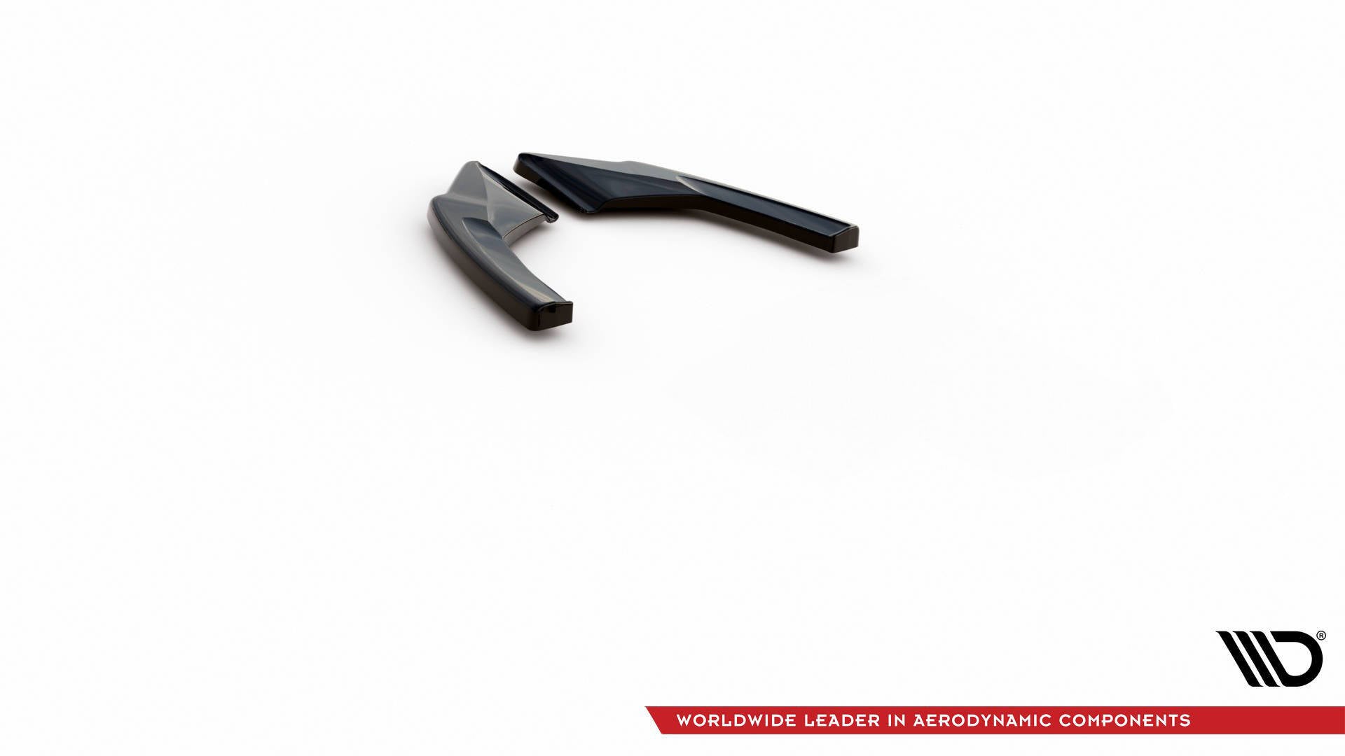 Maxton Design Heck Ansatz Flaps Diffusor V.1 passend für VW Golf GTI / GTE Mk8 schwarz Hochglanz