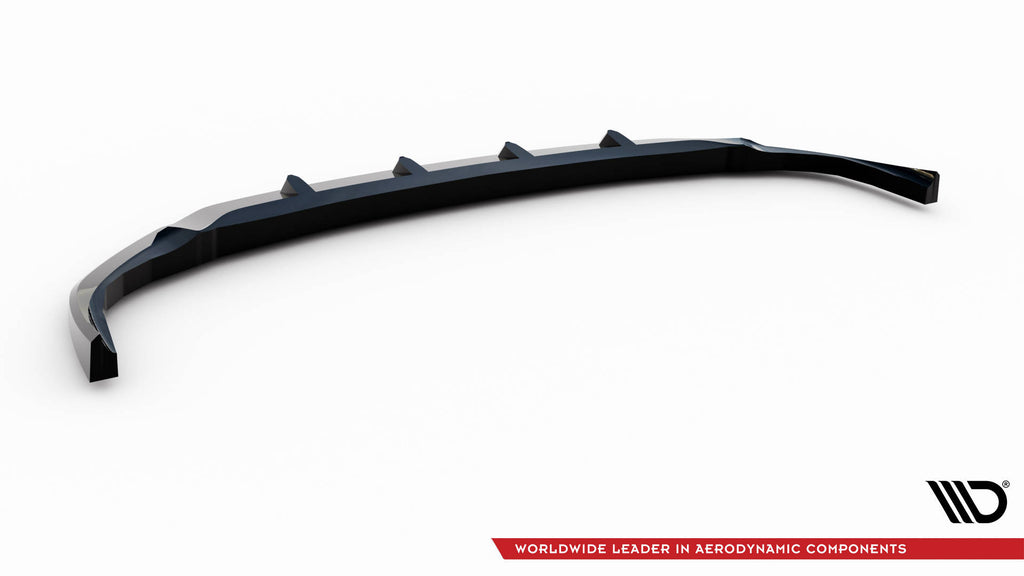 Maxton Design Street+ Spoilerlippe Front Ansatz V.3 passend für BMW 2 Coupe G42 schwarz Hochglanz