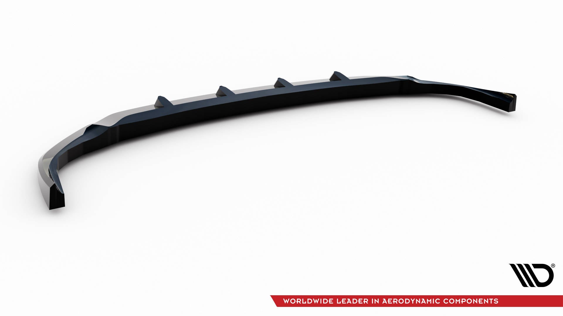 Maxton Design Street+ Spoilerlippe Front Ansatz V.3 passend für BMW 2 Coupe G42 schwarz Hochglanz