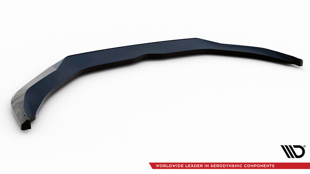 Maxton Design Street+ Spoilerlippe Front Ansatz V.1 passend für Porsche Panamera E-Hybrid 971 Facelift schwarz Hochglanz
