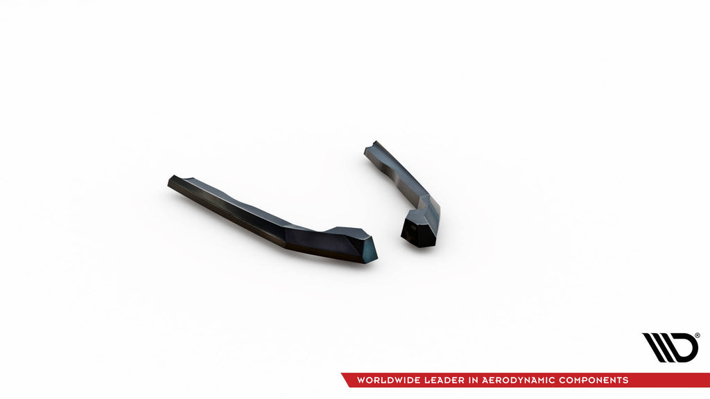 Maxton Design Heck Ansatz Flaps Diffusor V.1 passend für BMW 2 Coupe G42 schwarz Hochglanz