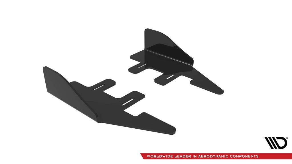 Maxton Design Seitenschweller Flaps passend für Ford Fiesta ST / ST-Line Mk8 schwarz Hochglanz