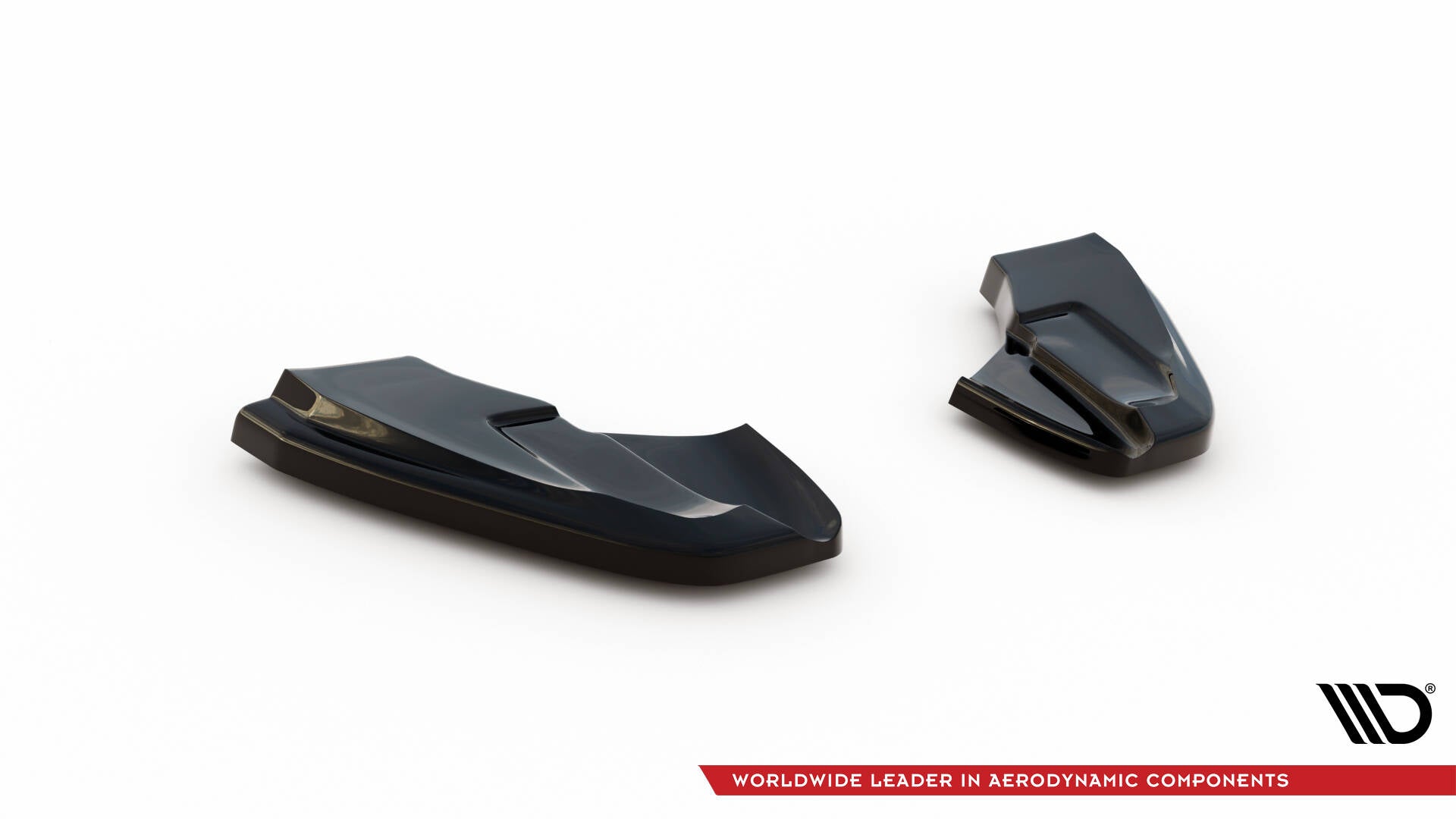 Maxton Design Heck Ansatz Flaps Diffusor passend für Ford Fiesta ST / ST-Line / Zetec S Mk7 FL schwarz Hochglanz