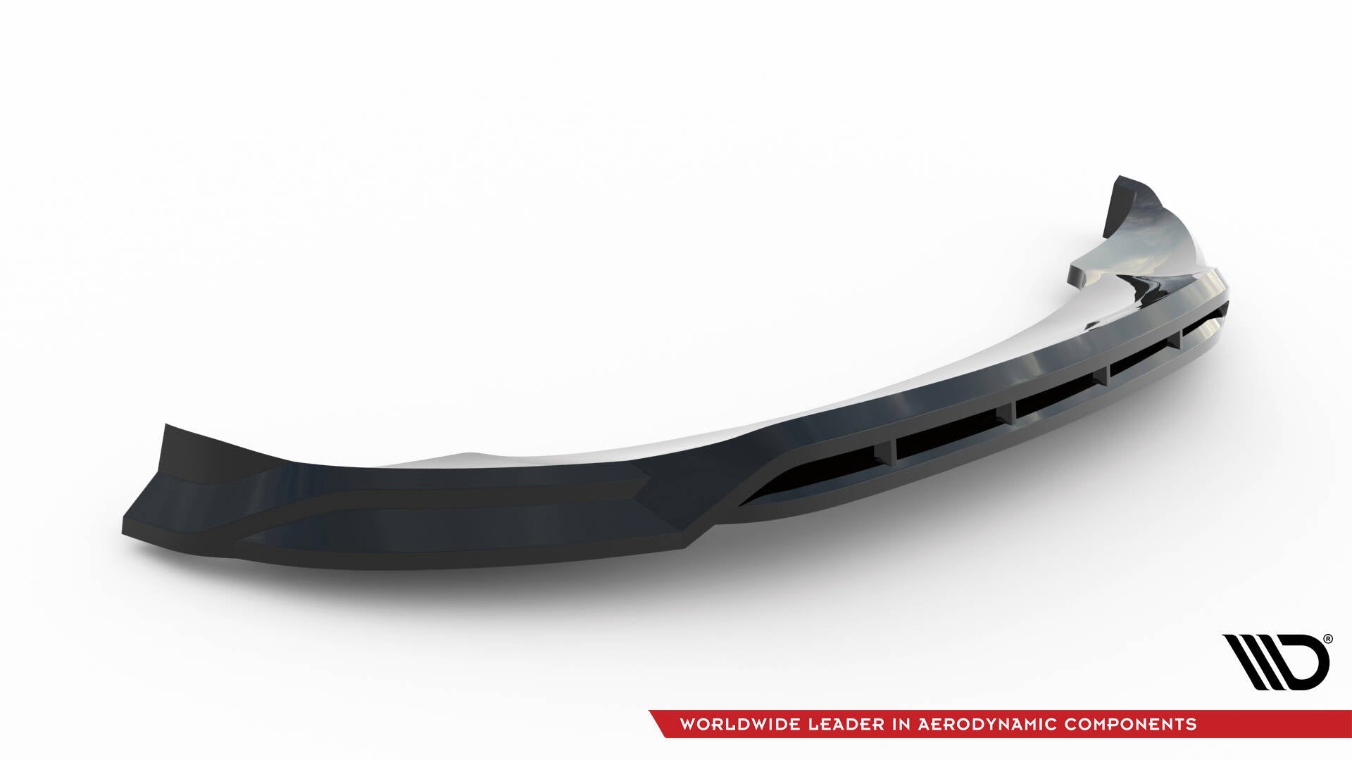 Maxton Design Street+ Spoilerlippe Front Ansatz passend für Jeep Grand Cherokee Trailhawk Mk5 schwarz Hochglanz
