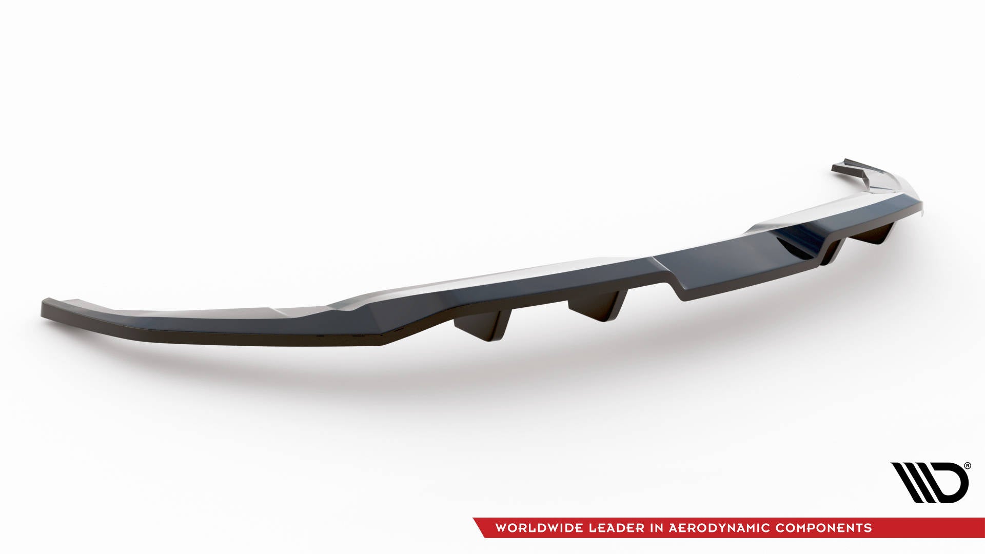 Maxton Design Street+ Mittlerer Diffusor RACE passend für Kia EV6 GT-Line Mk1 schwarz Hochglanz