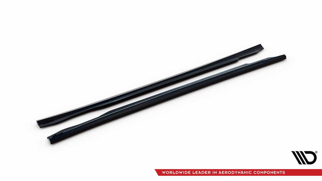 Maxton Design Street+ Seitenschweller Leisten V.2 passend für Mercedes-Benz CLS C218 / C218 Facelift schwarz Hochglanz