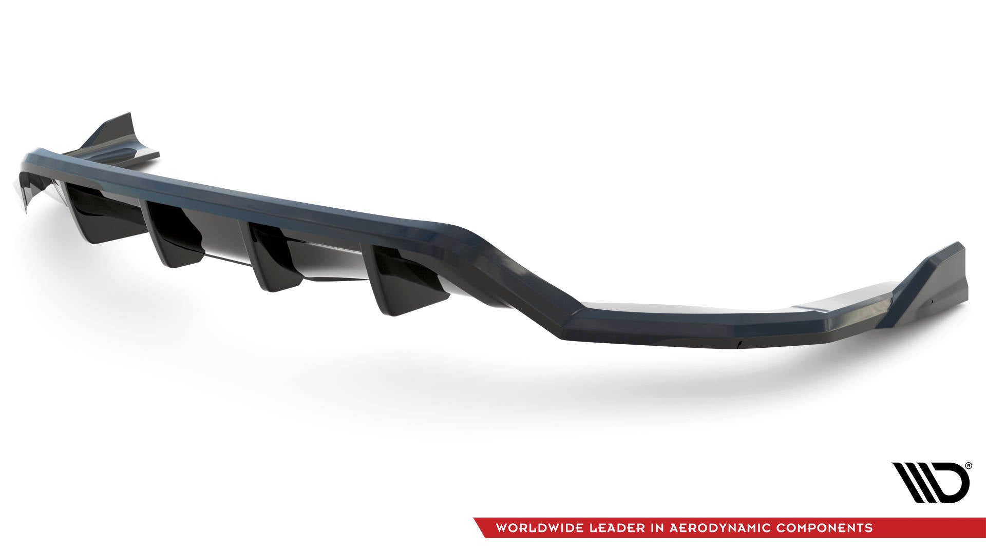Maxton Design Street+ Mittlerer Diffusor RACE passend für BMW X6 M-Paket F16 schwarz Hochglanz
