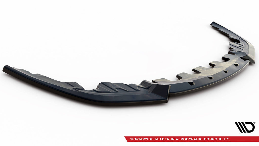 Maxton Design Street+ Spoilerlippe Front Ansatz V.3 passend für BMW M8 Gran Coupe F93 / Coupe F92 schwarz Hochglanz