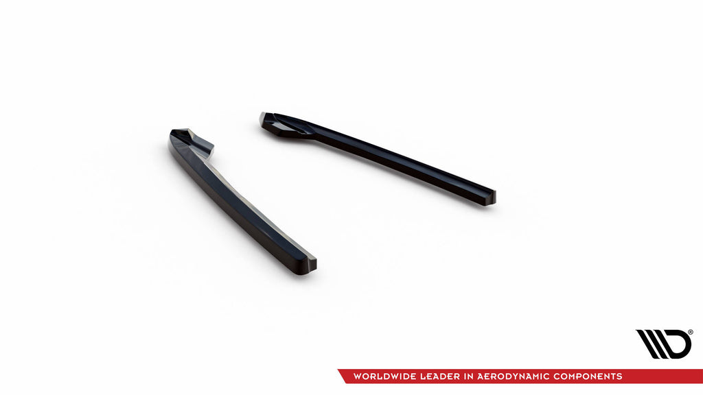 Maxton Design Heck Ansatz Flaps Diffusor V.3 passend für Audi A6 Avant / Limousine C7 schwarz Hochglanz