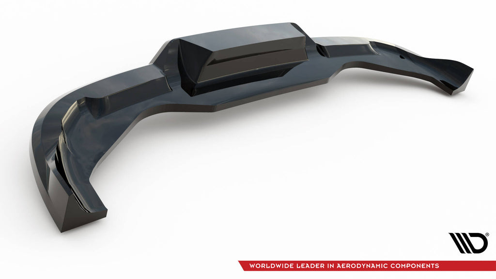 Maxton Design Street+ Mittlerer Diffusor RACE passend für Seat Arona FR Mk1 schwarz Hochglanz