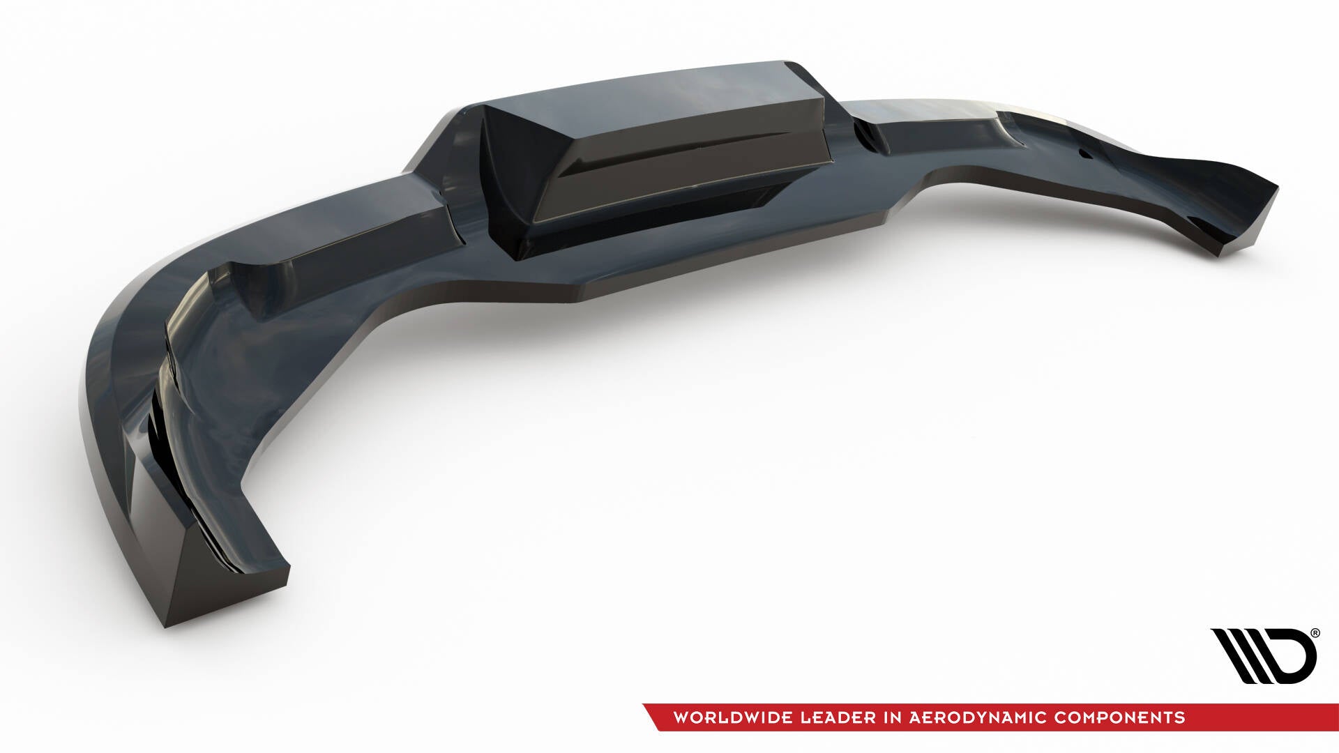 Maxton Design Street+ Mittlerer Diffusor RACE passend für Seat Arona FR Mk1 schwarz Hochglanz