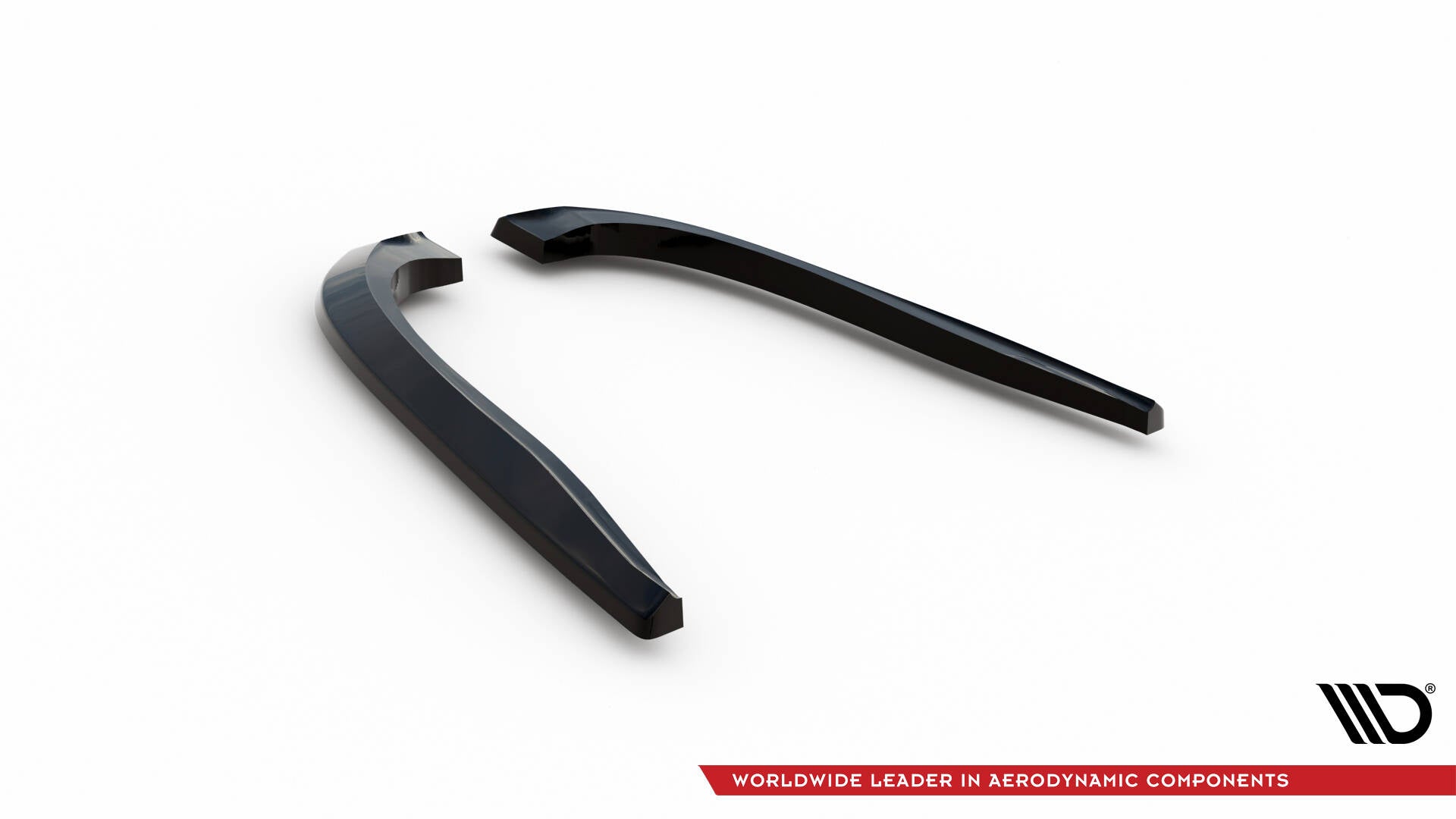 Maxton Design Heck Ansatz Flaps Diffusor V.2 passend für Infiniti Q50 S Mk1 schwarz Hochglanz